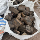 Reclaimed Pink Granite Cobbles - Per Bag