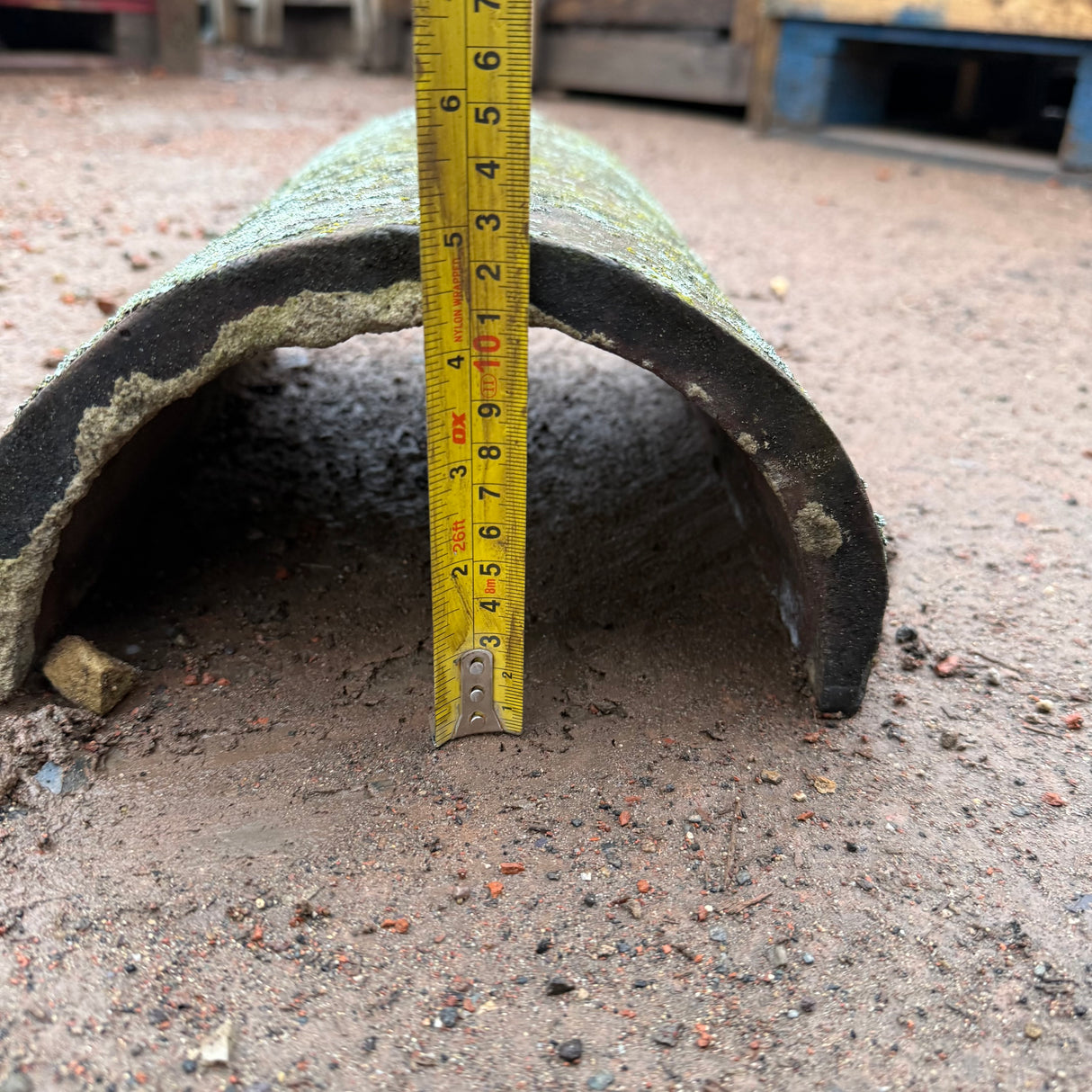 Reclaimed Half Round Ridge Tiles