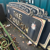Salvaged ‘The Plough’ Vintage Pub Sign