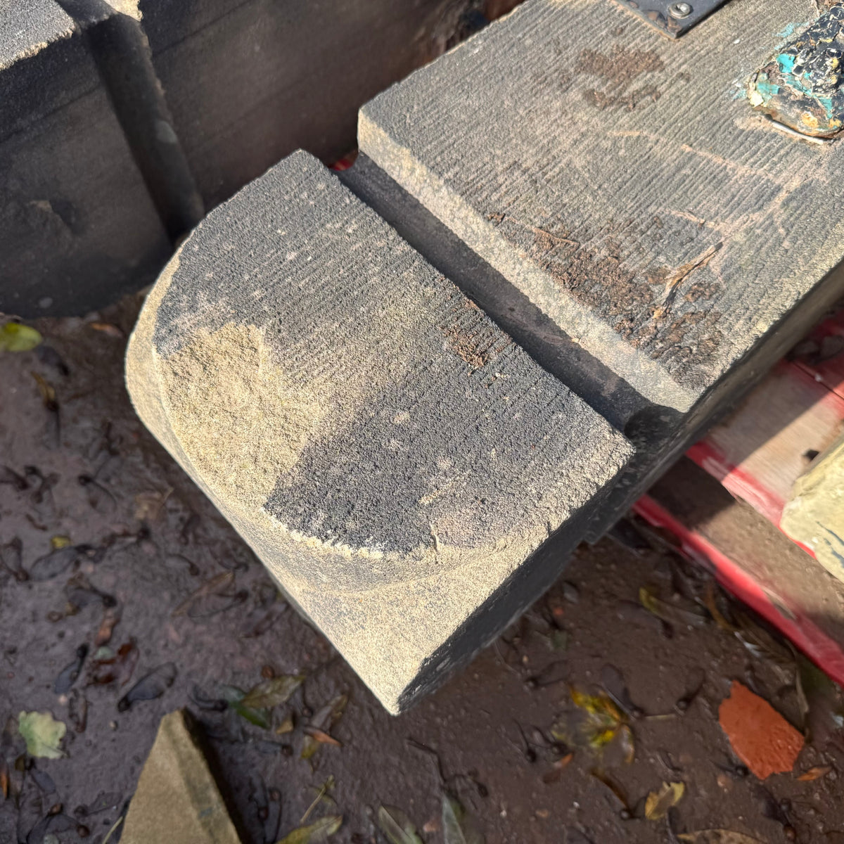 Pair of Reclaimed Stone Gate Posts