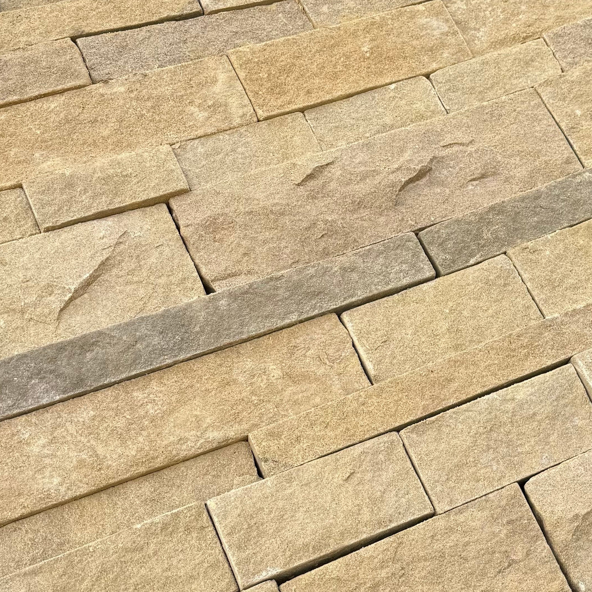 Dressed Sandstone Pitched Face Building Stone - Per SQM