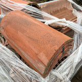 Marley Half Round Red Concrete Roof Rigid Tiles