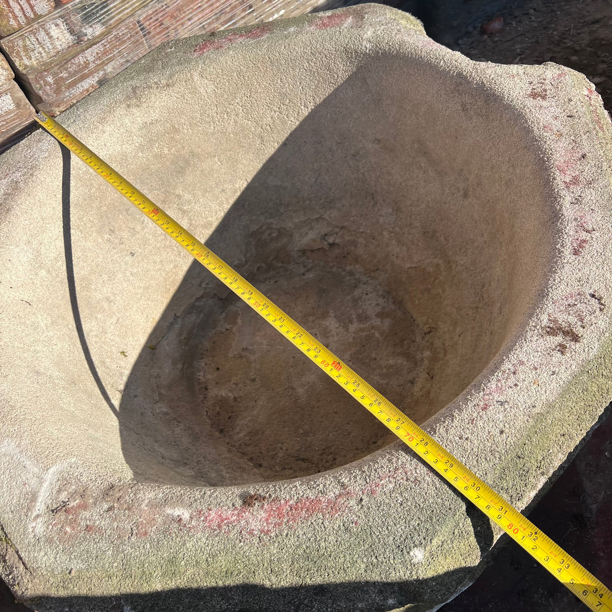 Reclaimed Decorative Natural Stone Pot