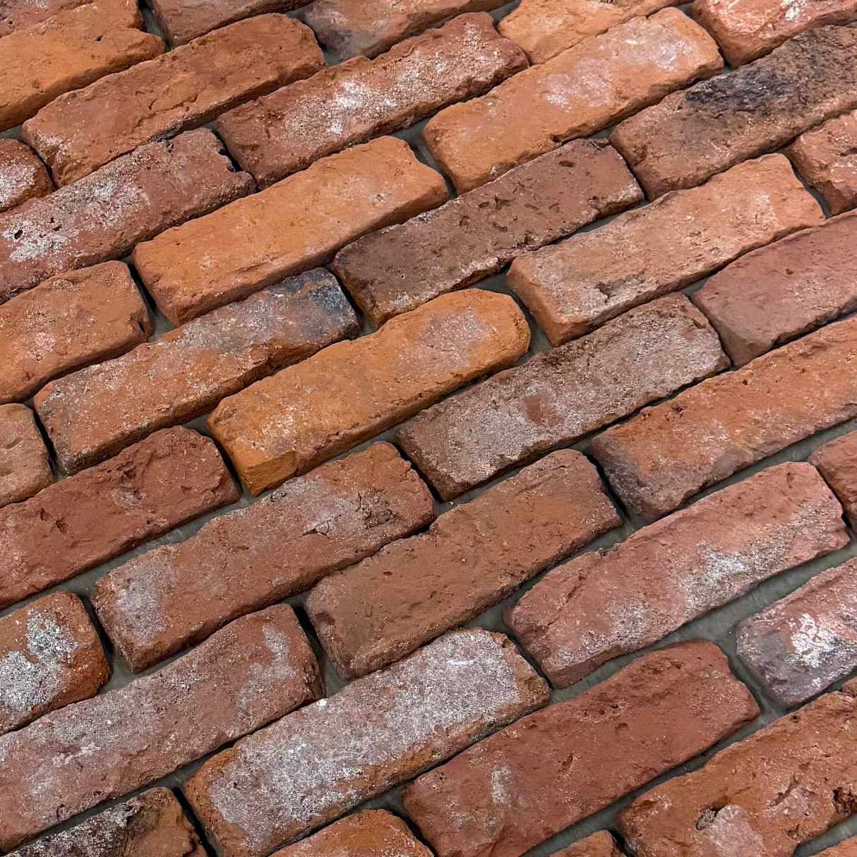 Reclaimed Tudor Brick Slips  - Handmade Brick Slips Cut From Real Reclaimed Bricks