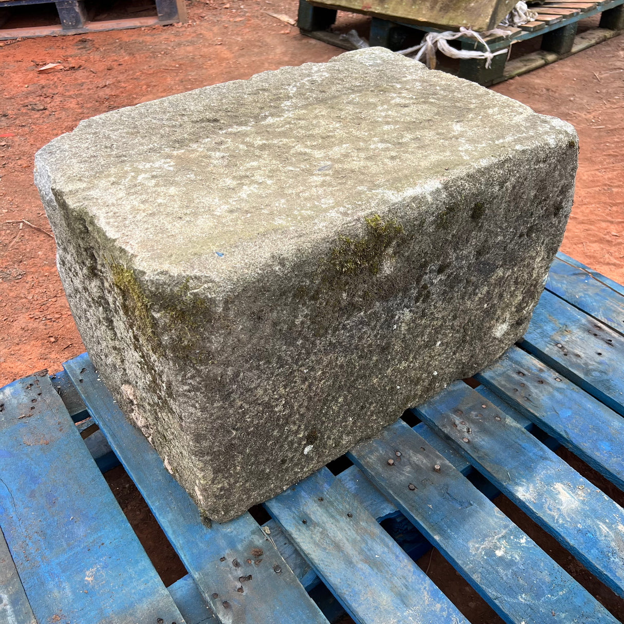 Reclaimed Stone Statue Plinth