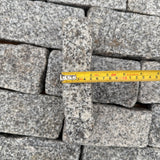 Silver Tumbled Granite Cobble Setts - 200mm x 100mm - Per SQM