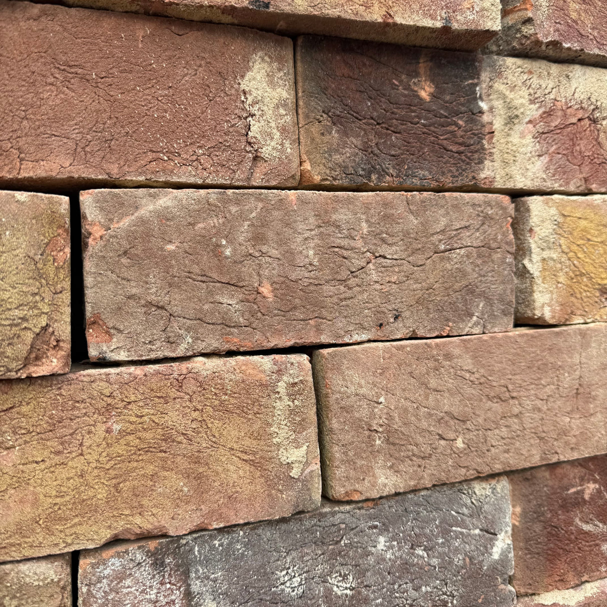 Reclaimed 80mm Rustic Texture Bricks - Pack of 250 - Free Delivery