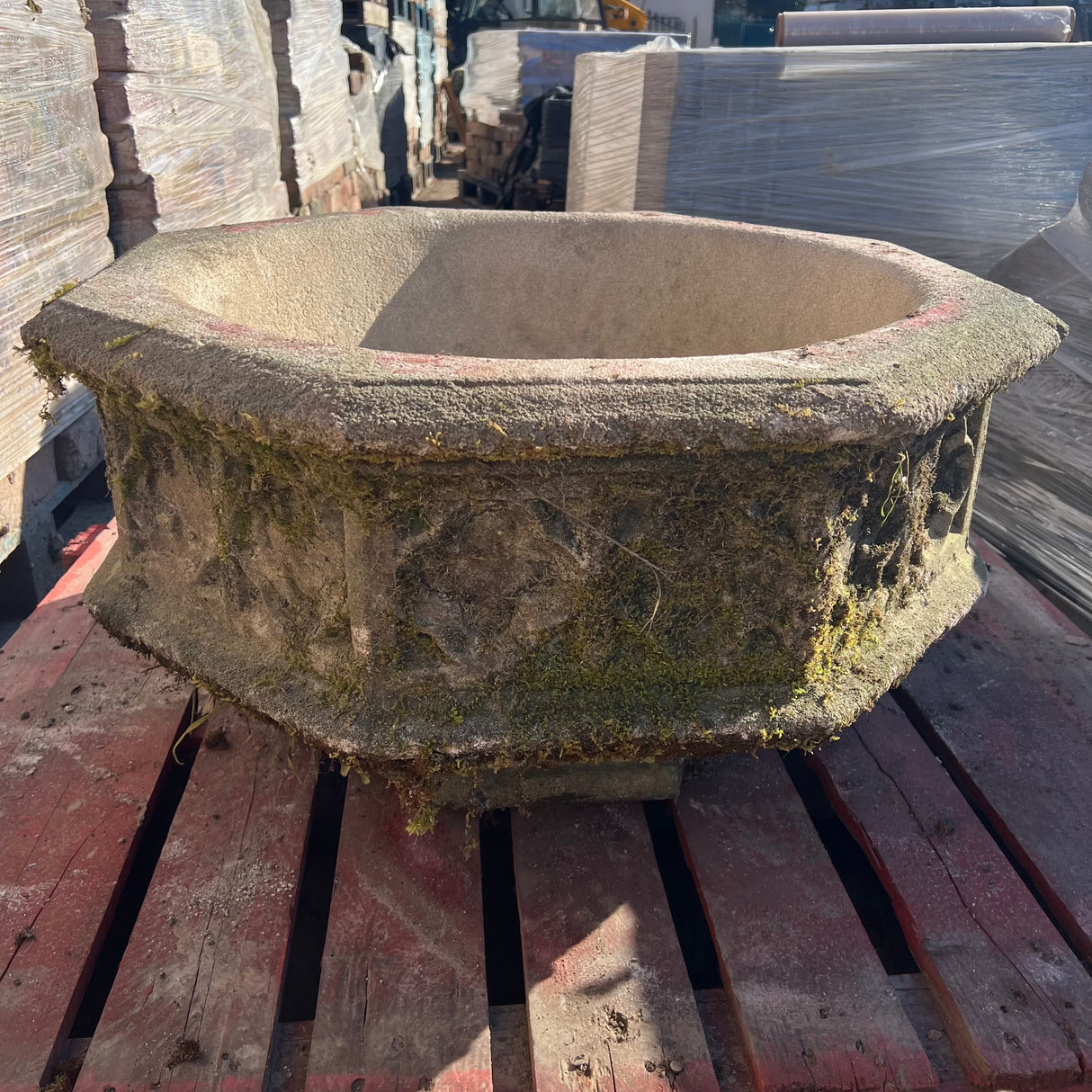Reclaimed Decorative Natural Stone Pot