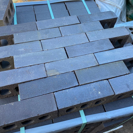 65mm Engineering Blue Brick - Packs of 416 - Reclaimed Brick Company