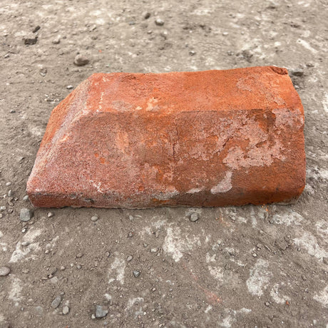 65mm Handmade Plinth External Return (Left Hand) Brick PL7.1 - Reclaimed Brick Company