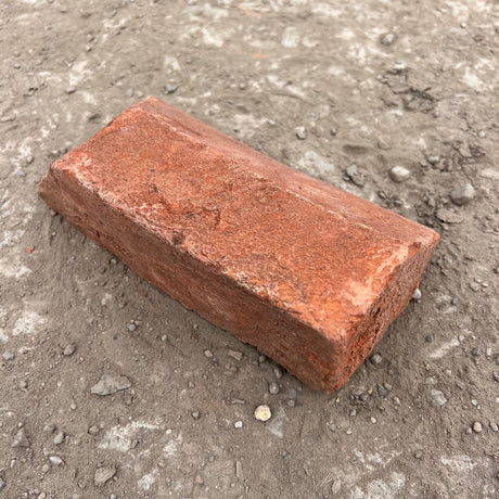 65mm Handmade Plinth External Return (Right Hand) Brick PL7.2 - Reclaimed Brick Company