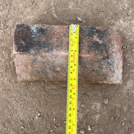 65mm Handmade Plinth External Return (Right Hand) Brick PL7.2 - Reclaimed Brick Company