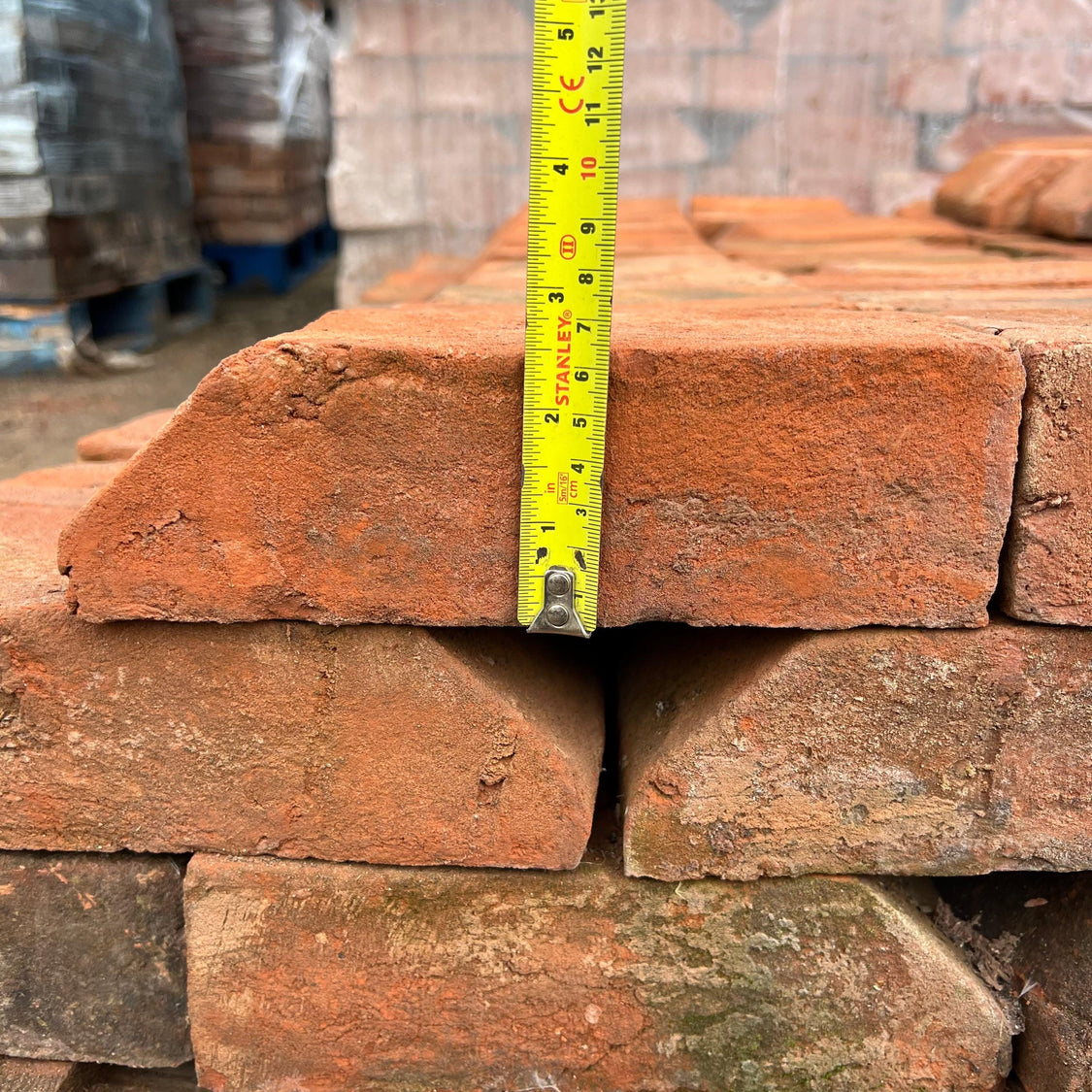 65mm Handmade Plinth Header Brick PL2.2 – Reclaimed Brick Company