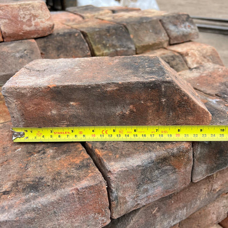 65mm Handmade Plinth Header Brick PL2.2 - Reclaimed Brick Company