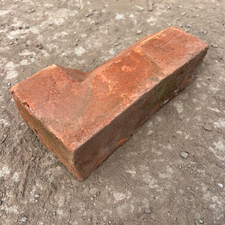 65mm Handmade Plinth Internal Return (Right Hand) Brick PL4.2 - Reclaimed Brick Company