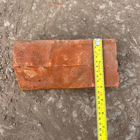 65mm Handmade Plinth Internal Return (Right Hand) Brick PL4.2 - Reclaimed Brick Company