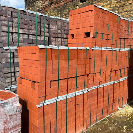 65mm Solid Red Clay Engineering Brick - Reclaimed Brick Company