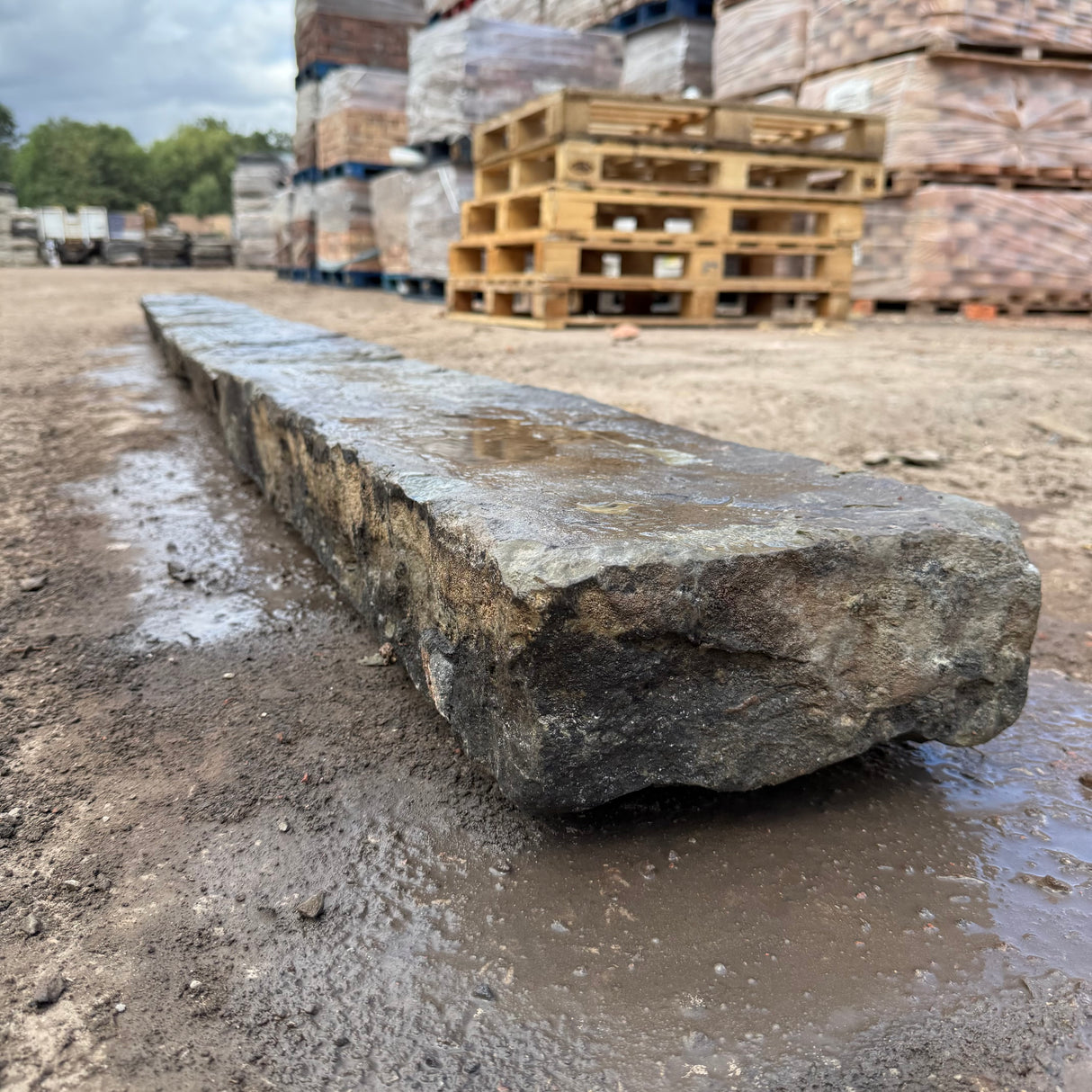 Reclaimed Yorkshire Stone Kerbs - 12” x 5”