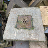 Reclaimed Stone Gully with Metal Grate