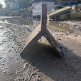 Reclaimed Red Two Hole Crested Clay Ridge Tile