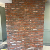 Reclaimed Tudor Brick Slips  - Handmade Brick Slips Cut From Real Reclaimed Bricks