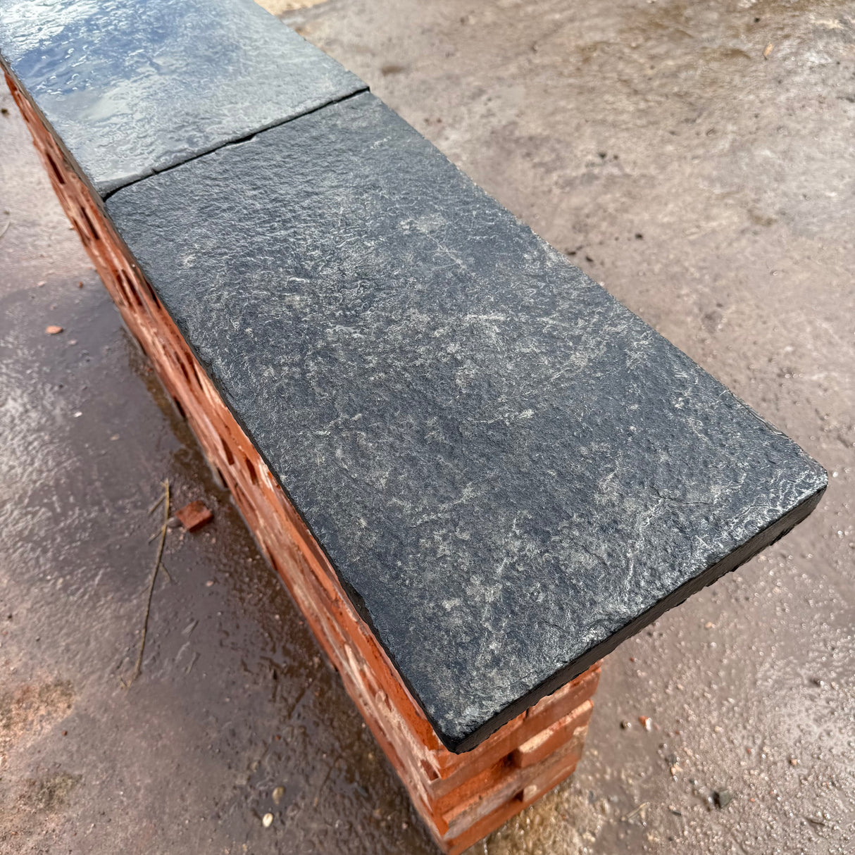 Reclaimed Pennant Stone Wall Coping
