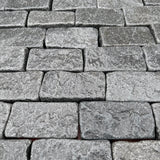 Black Tumbled Granite Cobble Setts - 200mm x 100mm - Per SQM