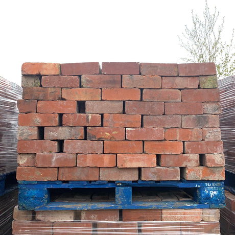 73mm Red Imperial Reclaimed Bricks | Pack of 250 Bricks - Reclaimed Brick Company