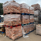 Reclaimed Orange Pressed Facing Brick | Pack of 250 Bricks | Free Delivery