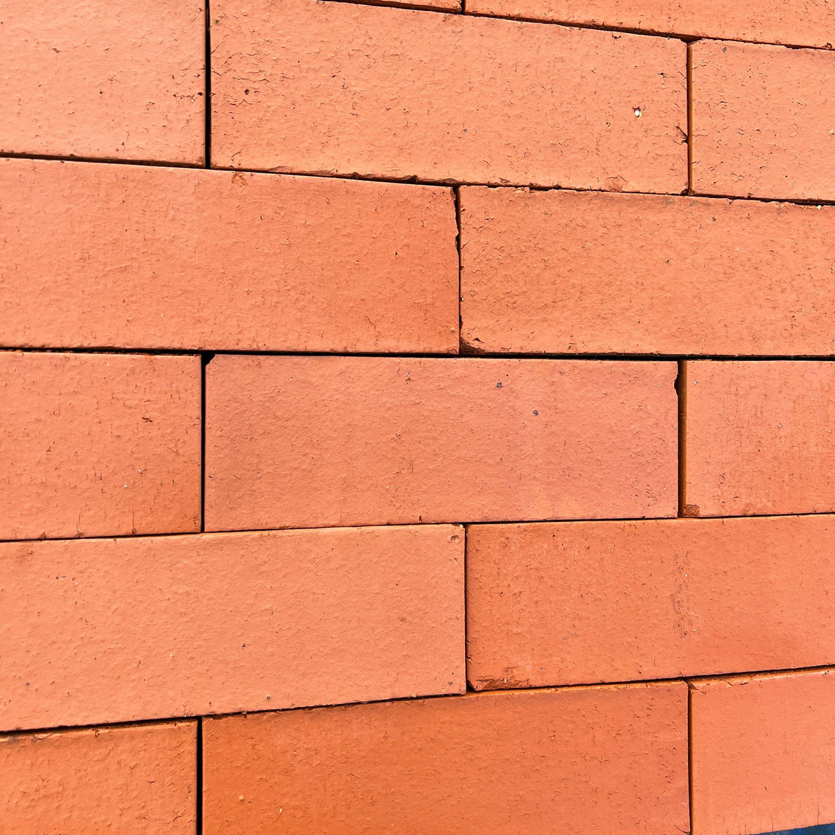 75mm Smooth Red Facing Bricks  - Reclaimed Brick Company