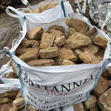 Reclaimed Cream Limestone Walling Stone - Per Bag