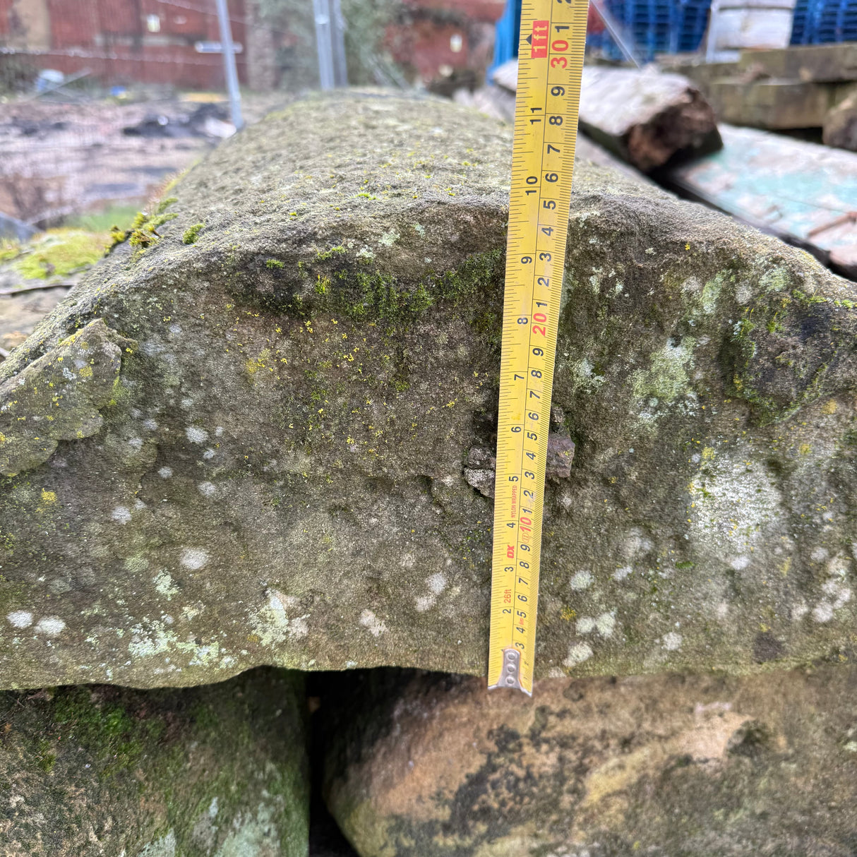 Reclaimed Round Stone Coping - Job Lot