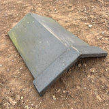 Staffordshire Blue Capped Triangle Roof Ridge Tile