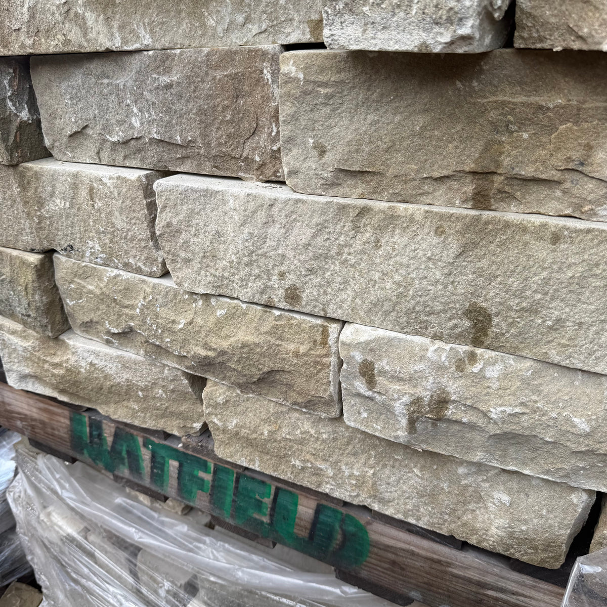Reclaimed 100mm Course Pitch Building Stone - Per SQM
