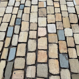 Reclaimed Sawn Yorkshire Stone Cobble Tops - Per SQM