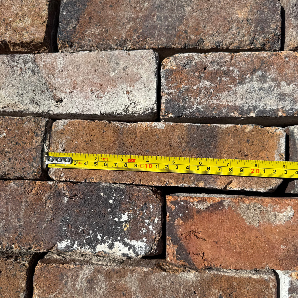 Reclaimed Welsh 2 1/2” Handmade Brick