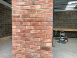 Reclaimed Industrial Blend Brick Slips - Cut From Real Reclaimed Bricks