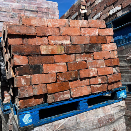 80mm Reclaimed Imperial Bricks | Pack of 250 Bricks | Free Delivery - Reclaimed Brick Company