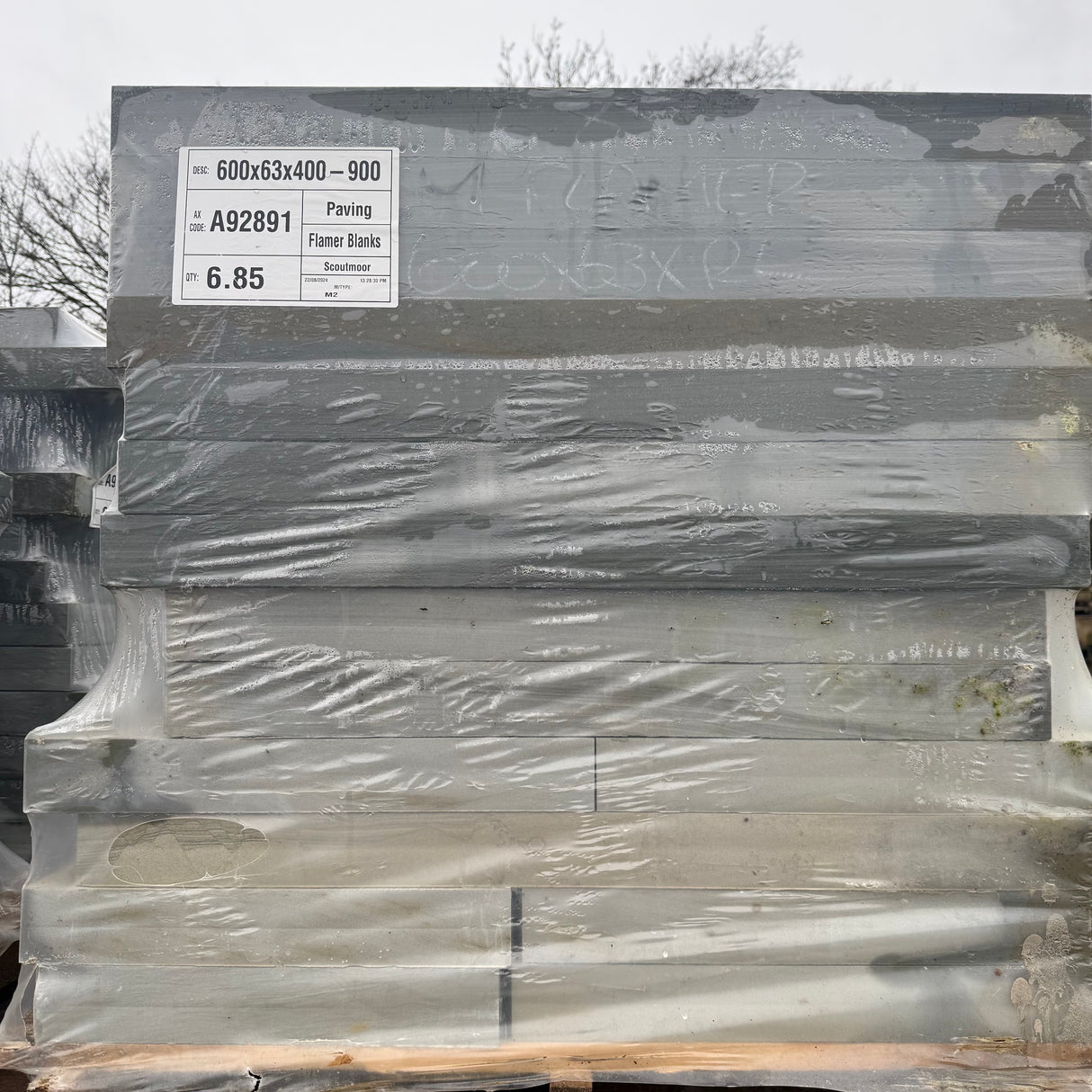 Marshalls Scoutmoor Grey Yorkstone Paving Slabs - Per SQM