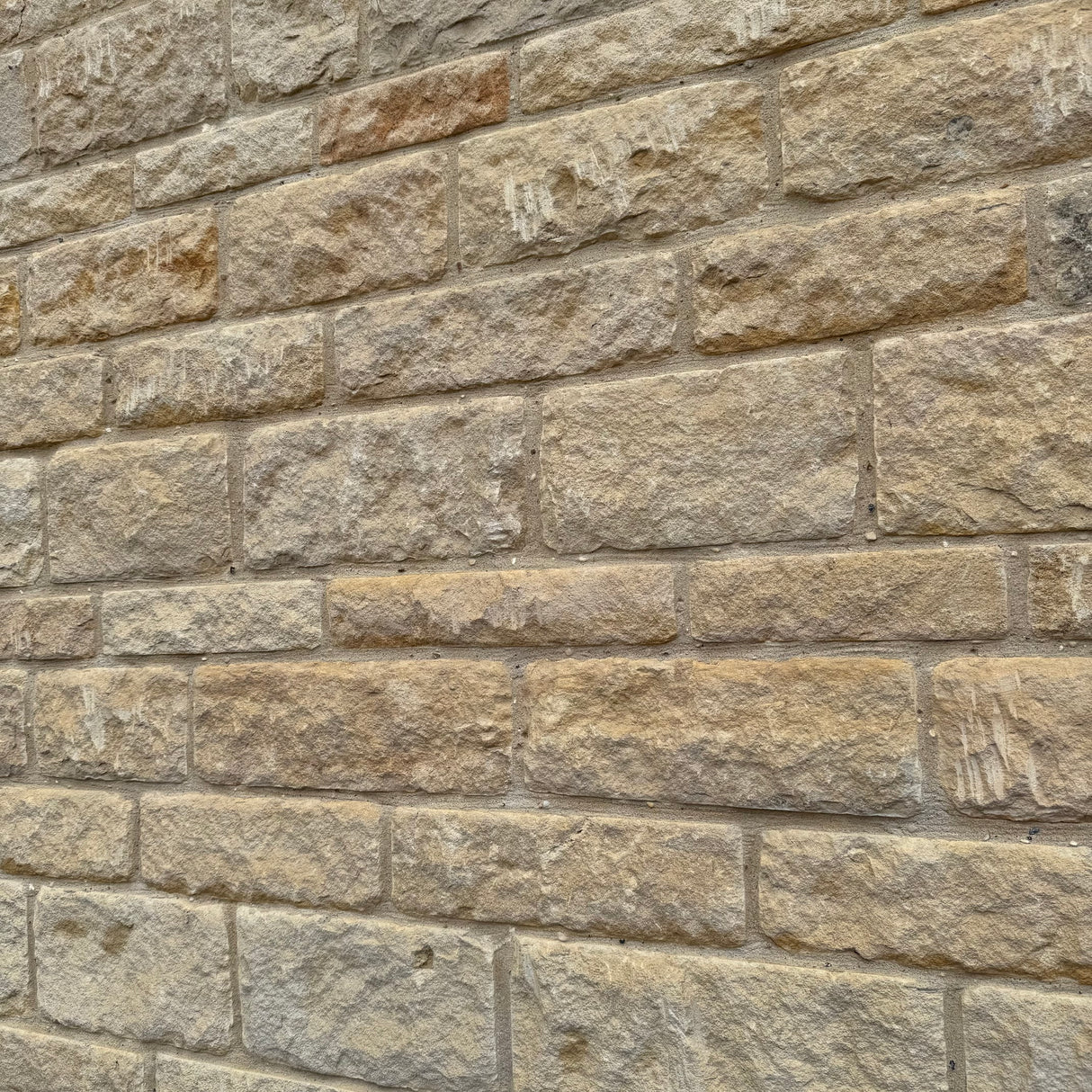 Tumbled Cream Limestone Building Stone - Per SQM