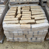 Tumbled Cream Limestone Building Stone - Per SQM