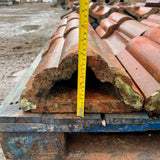 Reclaimed Terracotta Red Wall Coping - Job Lot