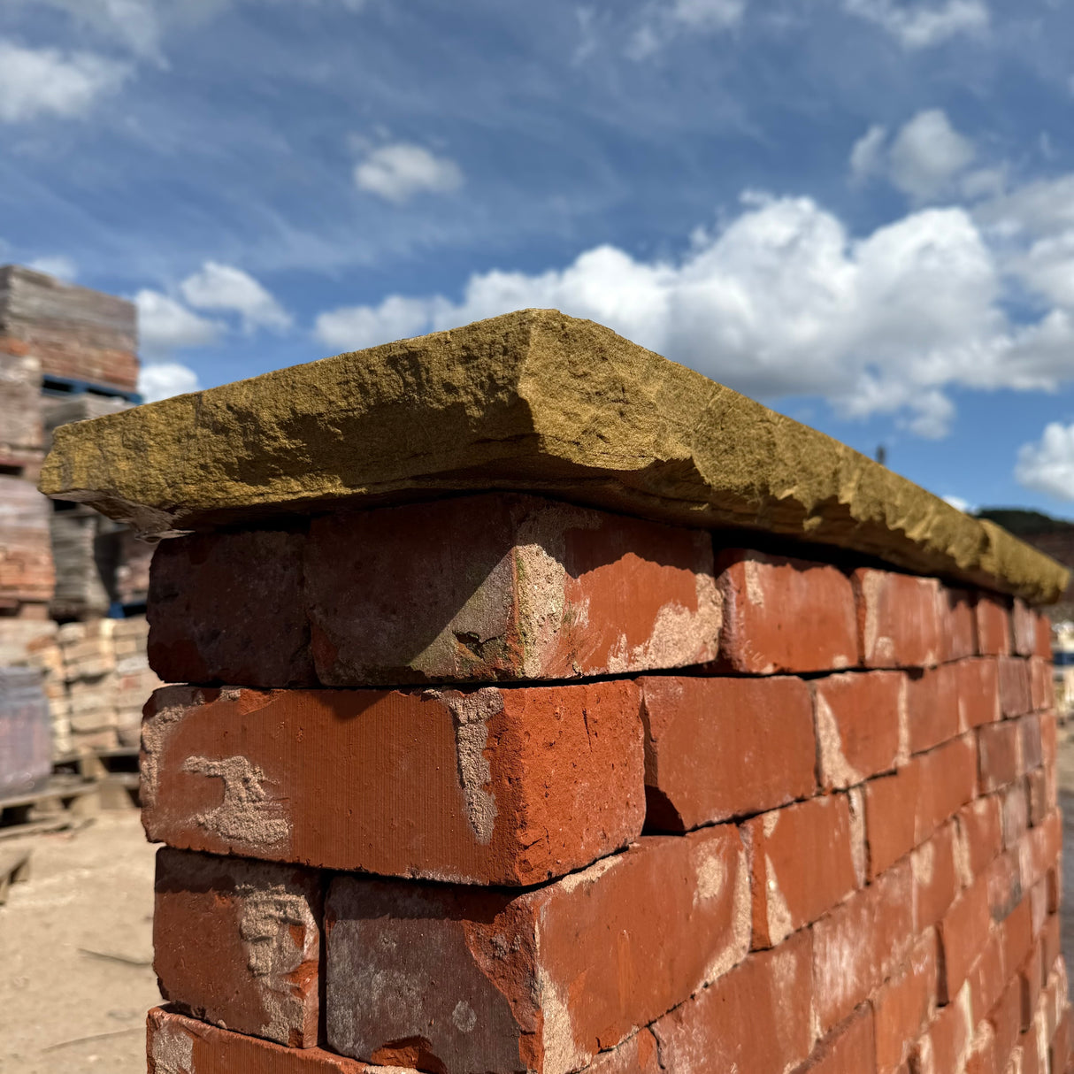 Yorkshire Riven Stone Wall Coping
