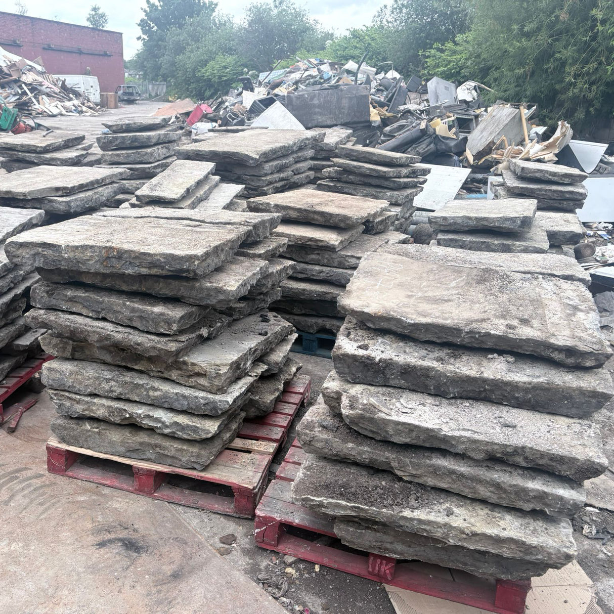 Reclaimed Yorkstone Mill Flag Paving - Per SQM