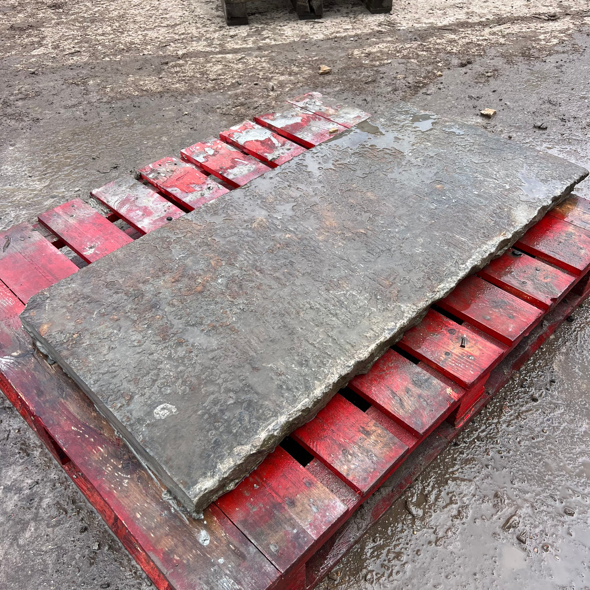 Reclaimed Natural Stone Fireplace Hearth / Slab / Step