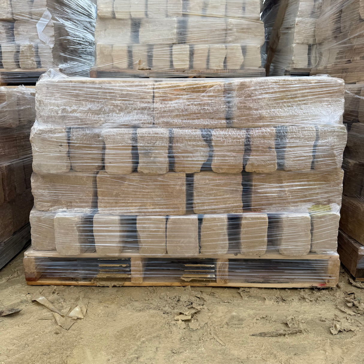 Tumbled Cream Limestone Building Stone - Per SQM