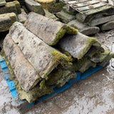 Reclaimed Yorkshire Stone Roof Ridge Tiles - Job Lot