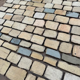Reclaimed Sawn Yorkshire Stone Cobble Tops - Per SQM