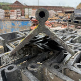 Reclaimed Weathered Blue Roll Top Clay Roof Ridge Tiles - 110 Degree