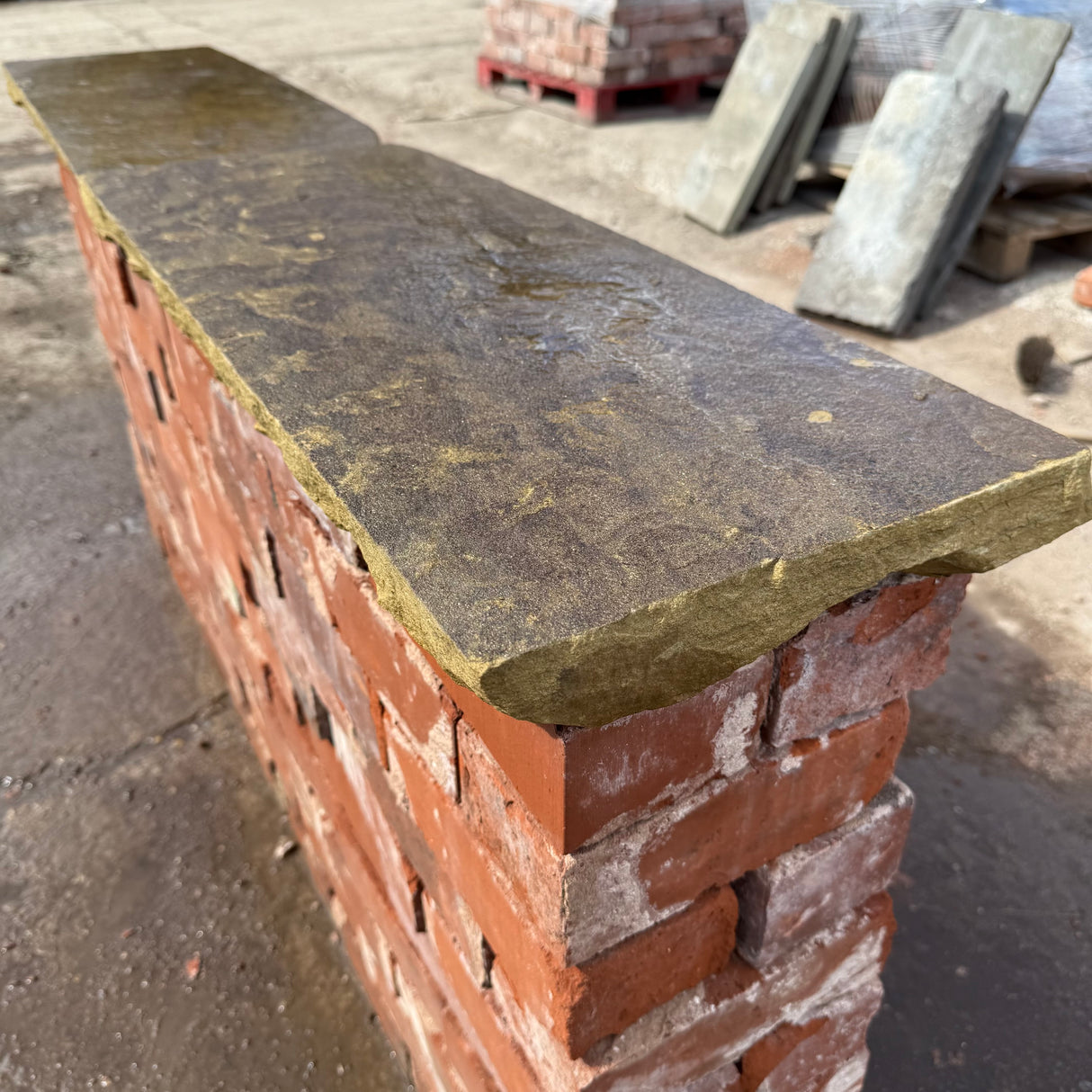 Yorkshire Riven Stone Wall Coping